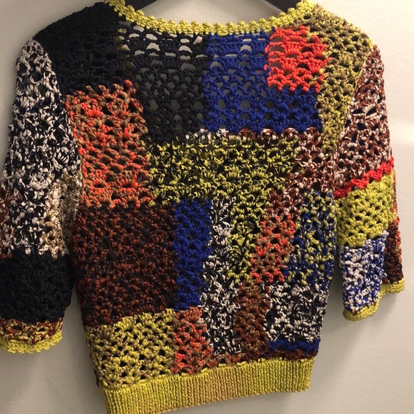 Oscar De la Renta hand knit cardigan
